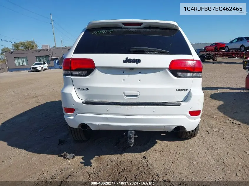 2014 Jeep Grand Cherokee Limited VIN: 1C4RJFBG7EC462465 Lot: 40628277