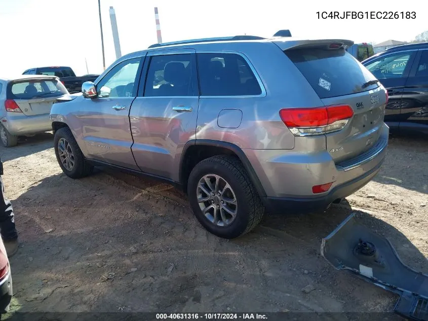 1C4RJFBG1EC226183 2014 Jeep Grand Cherokee Limited