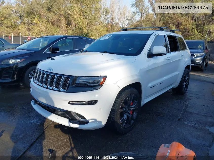 2014 Jeep Grand Cherokee Srt8 VIN: 1C4RJFDJ7EC289975 Lot: 40651146