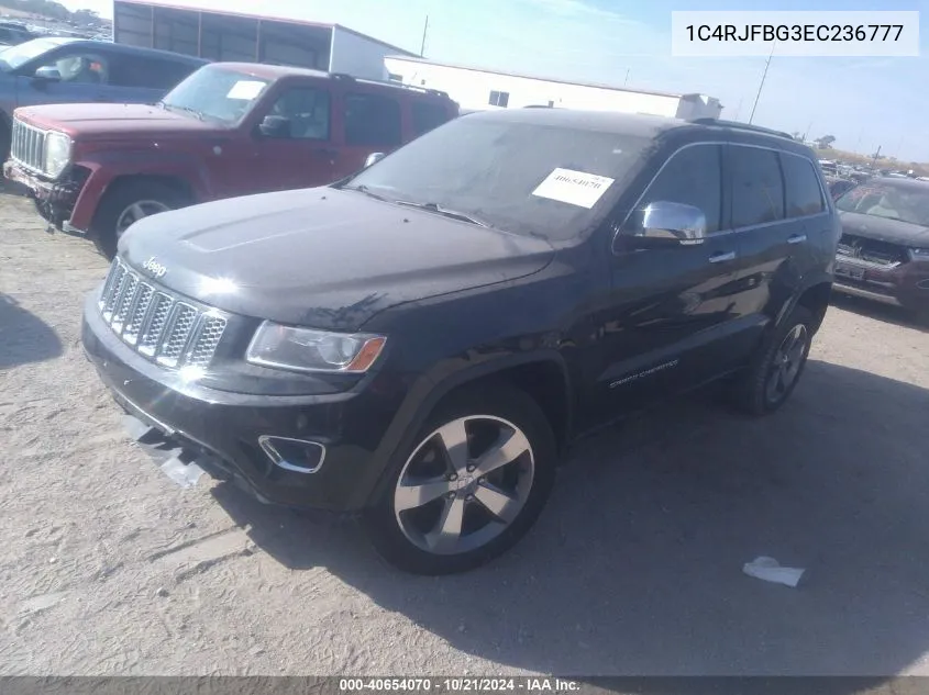 2014 Jeep Grand Cherokee Limited VIN: 1C4RJFBG3EC236777 Lot: 40654070