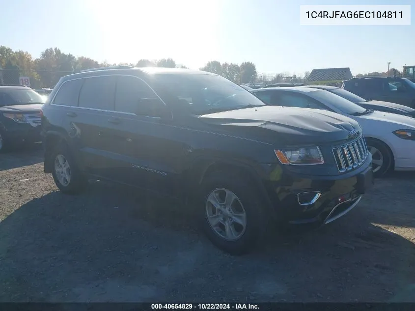 2014 Jeep Grand Cherokee Laredo VIN: 1C4RJFAG6EC104811 Lot: 40654829