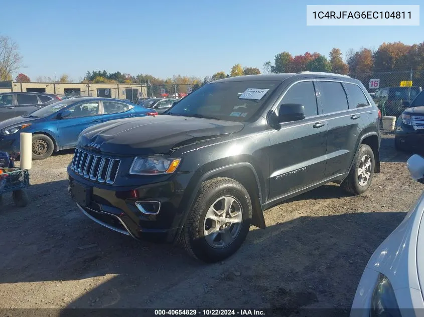 2014 Jeep Grand Cherokee Laredo VIN: 1C4RJFAG6EC104811 Lot: 40654829