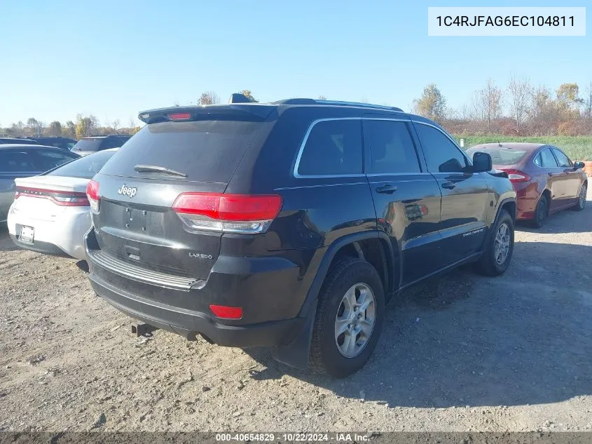 2014 Jeep Grand Cherokee Laredo VIN: 1C4RJFAG6EC104811 Lot: 40654829