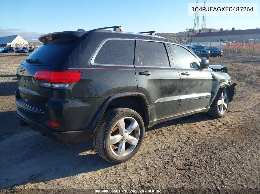 2014 Jeep Grand Cherokee Altitude VIN: 1C4RJFAGXEC487264 Lot: 40656501