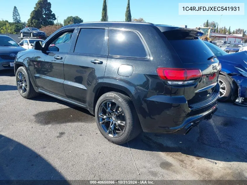 2014 Jeep Grand Cherokee Srt8 VIN: 1C4RJFDJXEC541931 Lot: 40658866