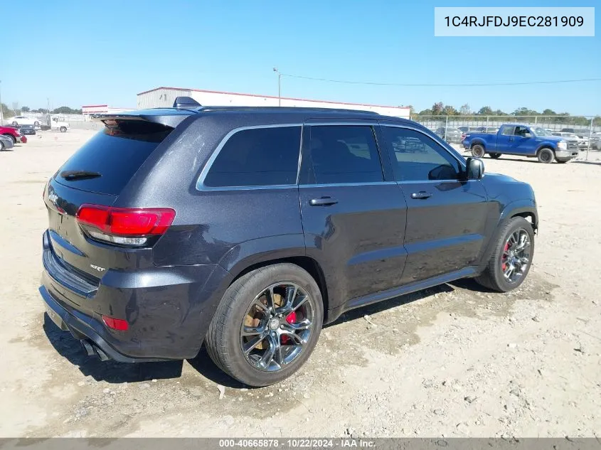 2014 Jeep Grand Cherokee Srt8 VIN: 1C4RJFDJ9EC281909 Lot: 40665878