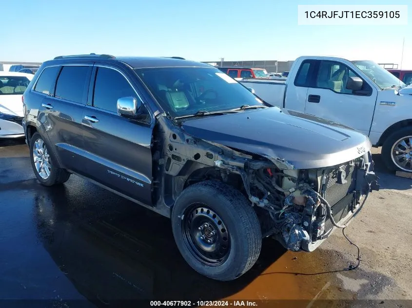 2014 Jeep Grand Cherokee Summit VIN: 1C4RJFJT1EC359105 Lot: 40677902