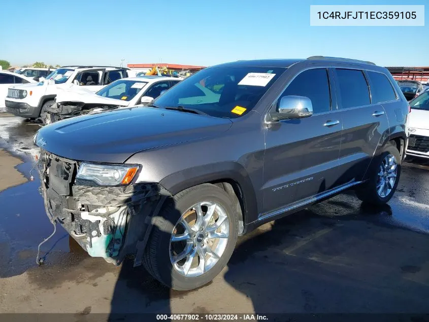 2014 Jeep Grand Cherokee Summit VIN: 1C4RJFJT1EC359105 Lot: 40677902