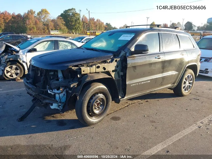 2014 Jeep Grand Cherokee Limited VIN: 1C4RJEBG5EC536606 Lot: 40688596