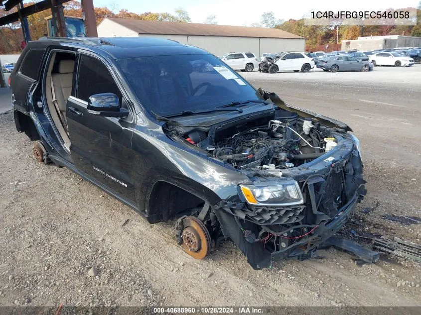 2014 Jeep Grand Cherokee Limited VIN: 1C4RJFBG9EC546058 Lot: 40688960