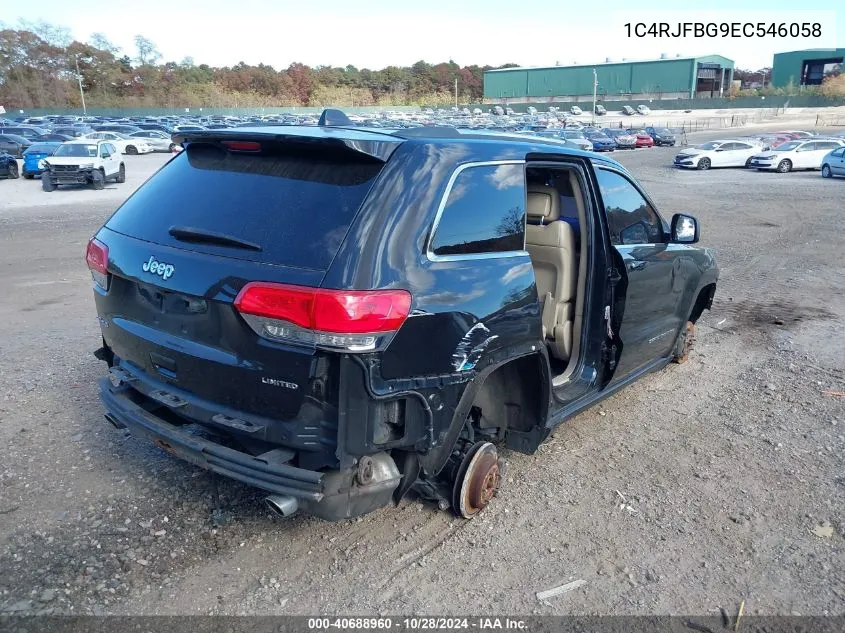 2014 Jeep Grand Cherokee Limited VIN: 1C4RJFBG9EC546058 Lot: 40688960