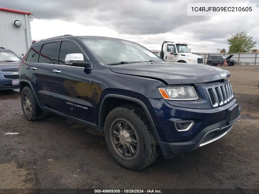 2014 Jeep Grand Cherokee Limited VIN: 1C4RJFBG9EC210605 Lot: 40689305