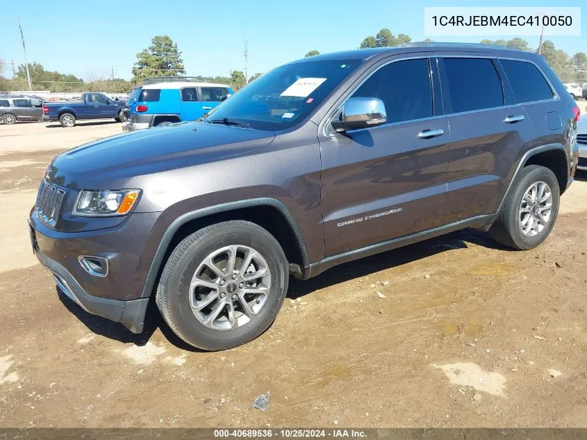 2014 Jeep Grand Cherokee Limited VIN: 1C4RJEBM4EC410050 Lot: 40689536