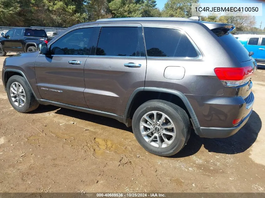 2014 Jeep Grand Cherokee Limited VIN: 1C4RJEBM4EC410050 Lot: 40689536