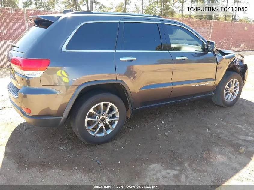 2014 Jeep Grand Cherokee Limited VIN: 1C4RJEBM4EC410050 Lot: 40689536