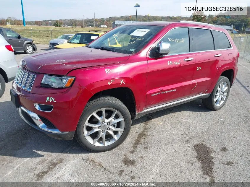 2014 Jeep Grand Cherokee Summit VIN: 1C4RJFJG6EC328516 Lot: 40698068