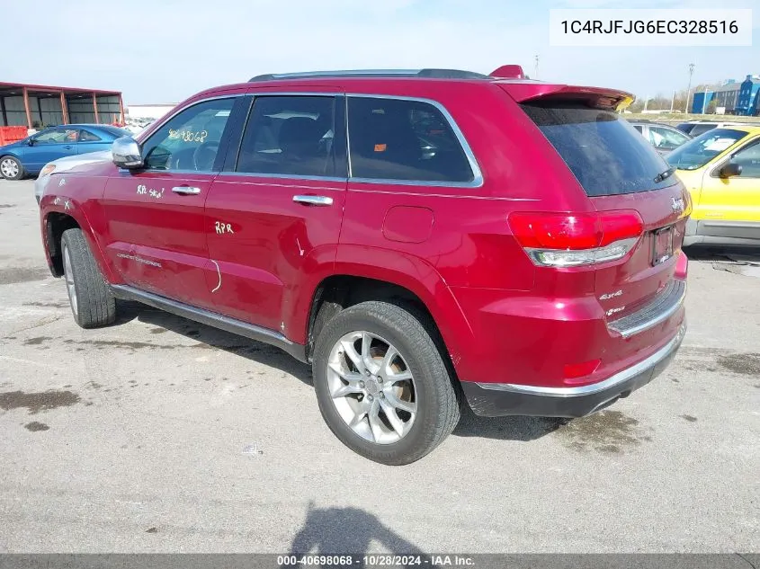 2014 Jeep Grand Cherokee Summit VIN: 1C4RJFJG6EC328516 Lot: 40698068