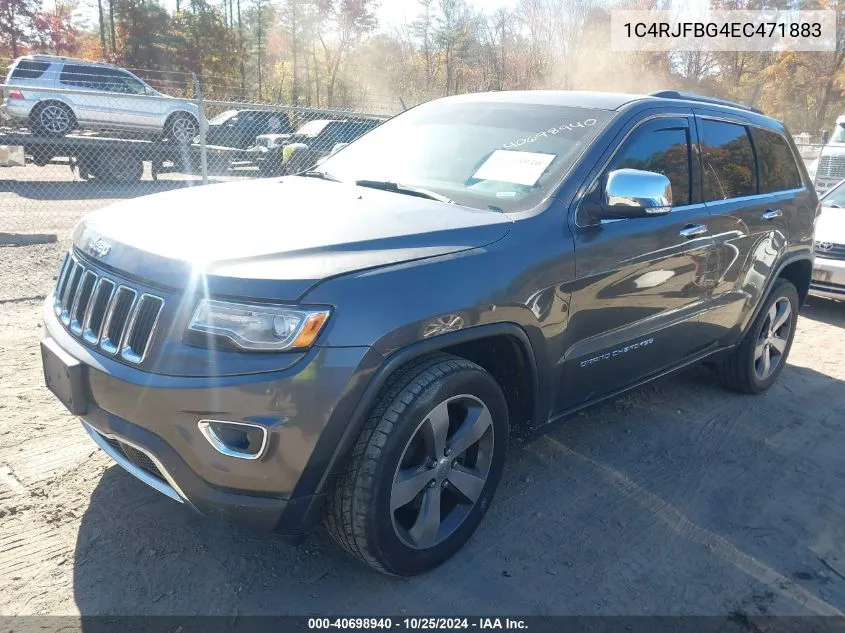 2014 Jeep Grand Cherokee Limited VIN: 1C4RJFBG4EC471883 Lot: 40698940