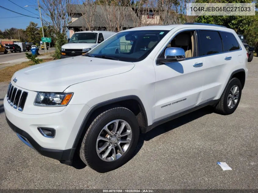 2014 Jeep Grand Cherokee VIN: 1C4RJEBG6EC271033 Lot: 40701058