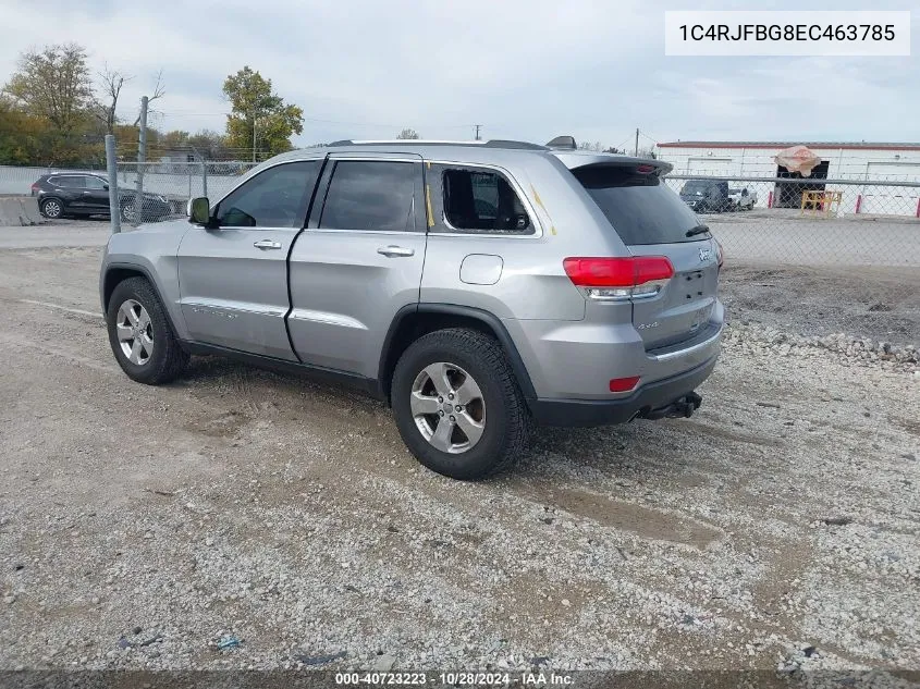 2014 Jeep Grand Cherokee Limited VIN: 1C4RJFBG8EC463785 Lot: 40723223