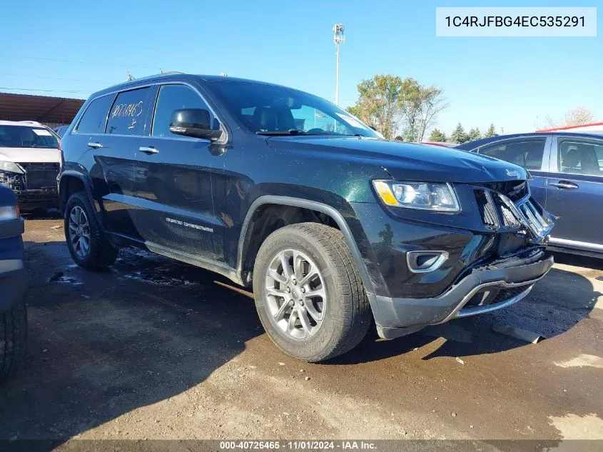 2014 Jeep Grand Cherokee Limited VIN: 1C4RJFBG4EC535291 Lot: 40726465