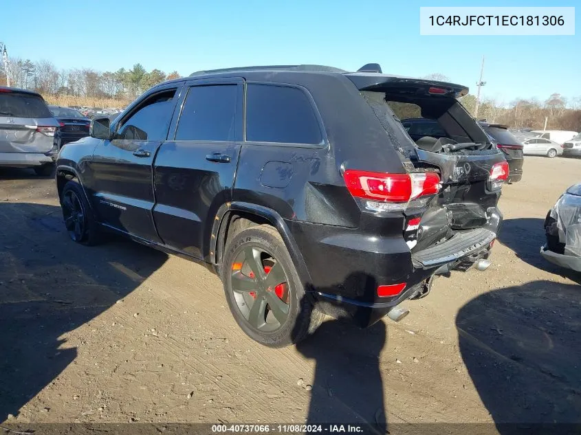 2014 Jeep Grand Cherokee Overland VIN: 1C4RJFCT1EC181306 Lot: 40737066