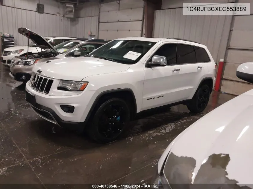 2014 Jeep Grand Cherokee Limited VIN: 1C4RJFBGXEC553889 Lot: 40738546