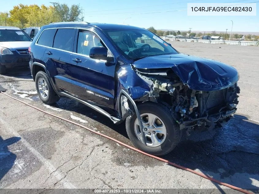 2014 Jeep Grand Cherokee Laredo VIN: 1C4RJFAG9EC482430 Lot: 40739253