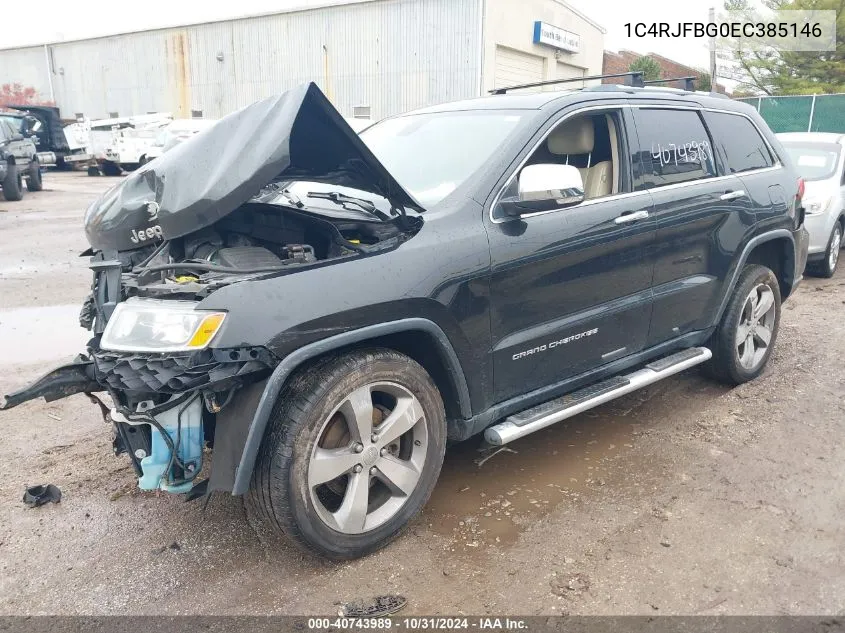 2014 Jeep Grand Cherokee Limited VIN: 1C4RJFBG0EC385146 Lot: 40743989