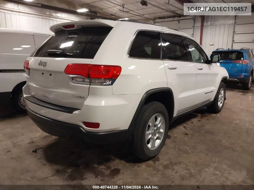 2014 Jeep Grand Cherokee Laredo VIN: 1C4RJFAG1EC119457 Lot: 40744328