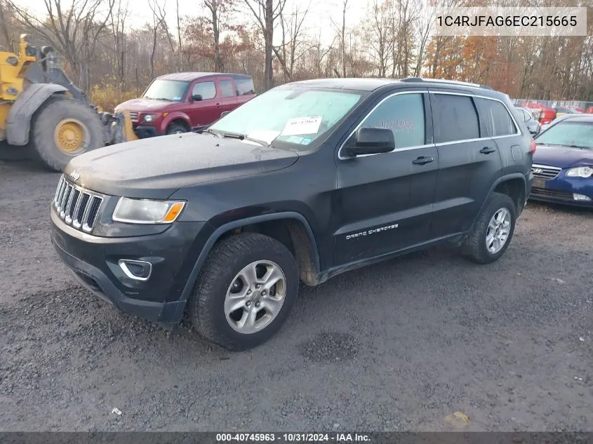 2014 Jeep Grand Cherokee Laredo VIN: 1C4RJFAG6EC215665 Lot: 40745963