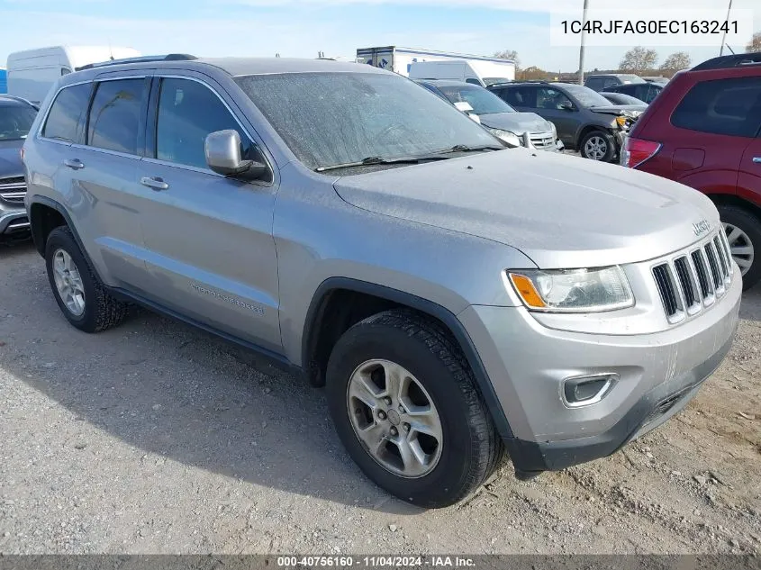 2014 Jeep Grand Cherokee Laredo VIN: 1C4RJFAG0EC163241 Lot: 40756160