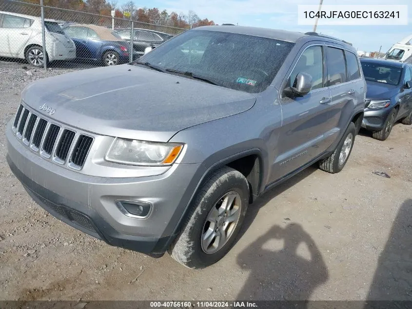 2014 Jeep Grand Cherokee Laredo VIN: 1C4RJFAG0EC163241 Lot: 40756160