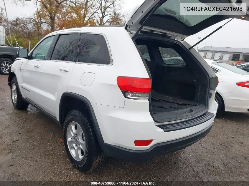 2014 Jeep Grand Cherokee Laredo VIN: 1C4RJFAGXEC421698 Lot: 40759888