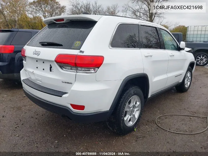 2014 Jeep Grand Cherokee Laredo VIN: 1C4RJFAGXEC421698 Lot: 40759888