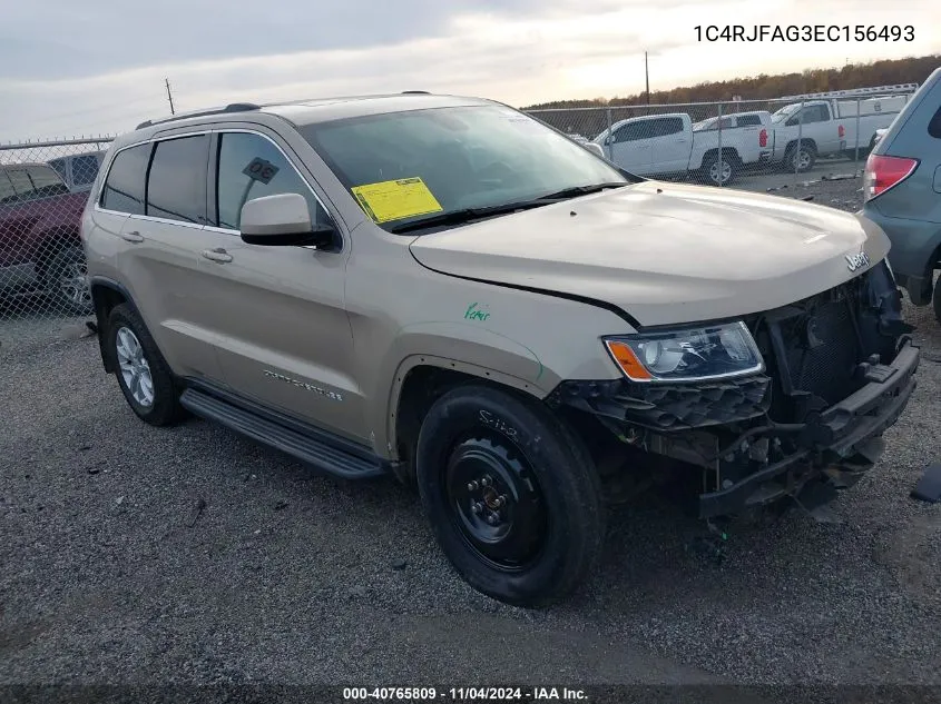 2014 Jeep Grand Cherokee Laredo VIN: 1C4RJFAG3EC156493 Lot: 40765809