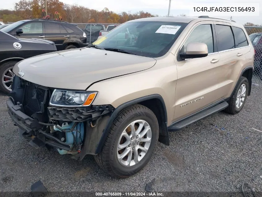 2014 Jeep Grand Cherokee Laredo VIN: 1C4RJFAG3EC156493 Lot: 40765809