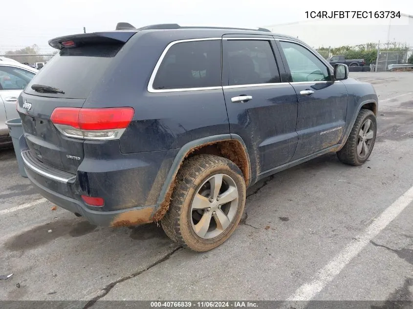 2014 Jeep Grand Cherokee Limited VIN: 1C4RJFBT7EC163734 Lot: 40766839