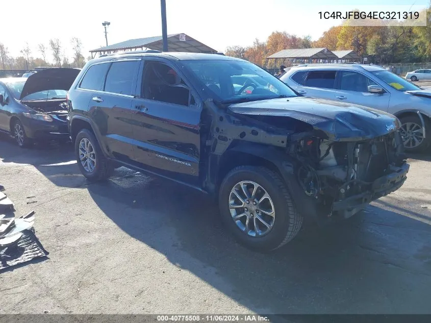 2014 Jeep Grand Cherokee Limited VIN: 1C4RJFBG4EC321319 Lot: 40775508