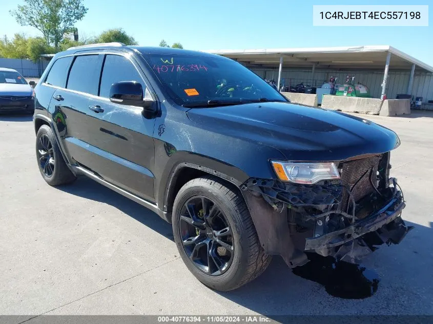 2014 Jeep Grand Cherokee Limited VIN: 1C4RJEBT4EC557198 Lot: 40776394