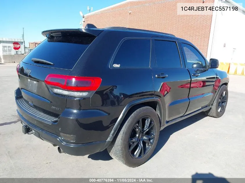 2014 Jeep Grand Cherokee Limited VIN: 1C4RJEBT4EC557198 Lot: 40776394