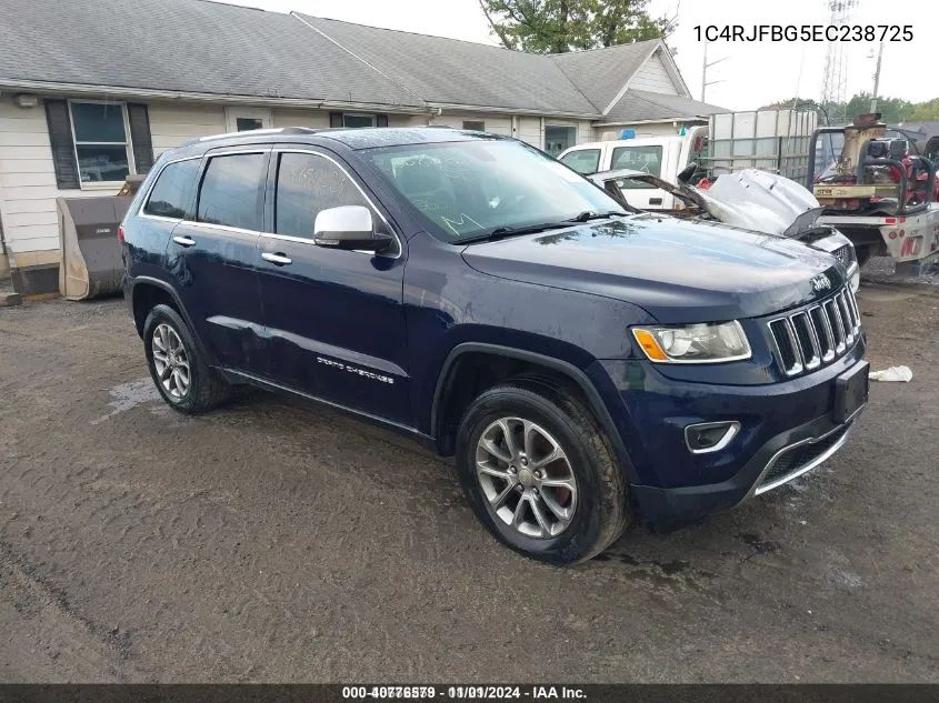 2014 Jeep Grand Cherokee Limited VIN: 1C4RJFBG5EC238725 Lot: 40776579