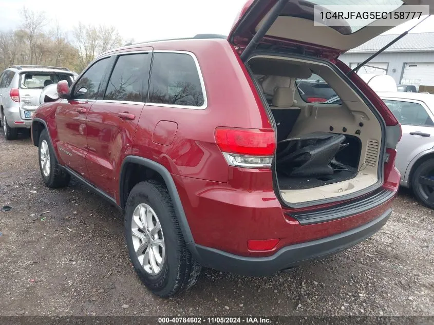 1C4RJFAG5EC158777 2014 Jeep Grand Cherokee Laredo