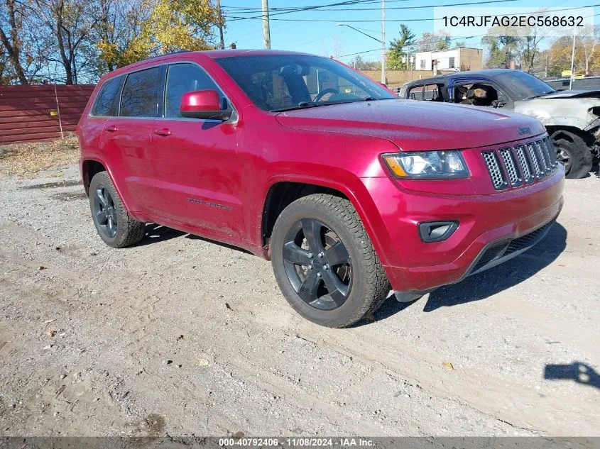 2014 Jeep Grand Cherokee Altitude VIN: 1C4RJFAG2EC568632 Lot: 40792406