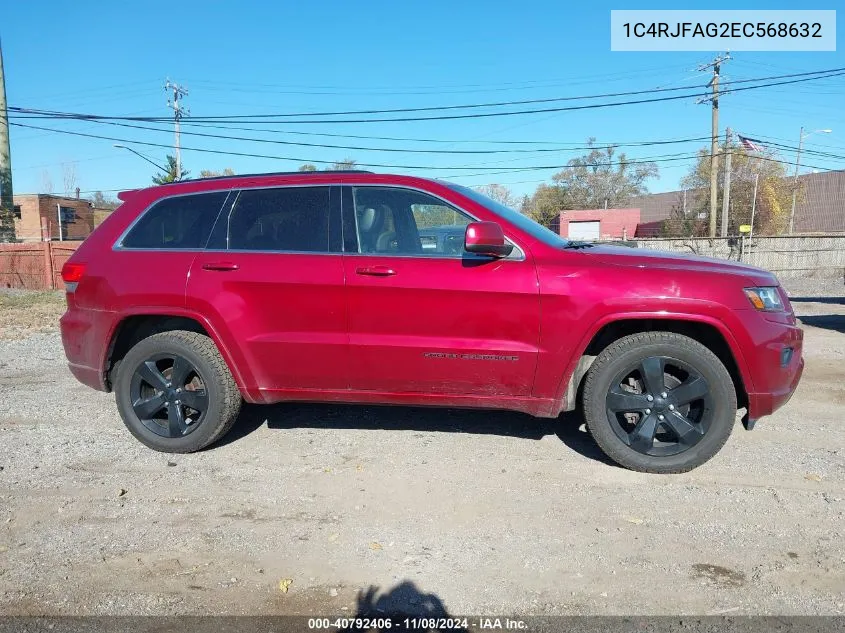 2014 Jeep Grand Cherokee Altitude VIN: 1C4RJFAG2EC568632 Lot: 40792406