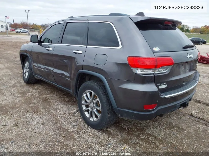 2014 Jeep Grand Cherokee Limited VIN: 1C4RJFBG2EC233823 Lot: 40794070