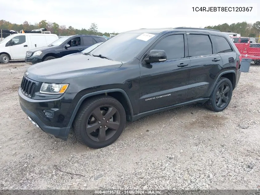 2014 Jeep Grand Cherokee Limited VIN: 1C4RJEBT8EC120367 Lot: 40795752