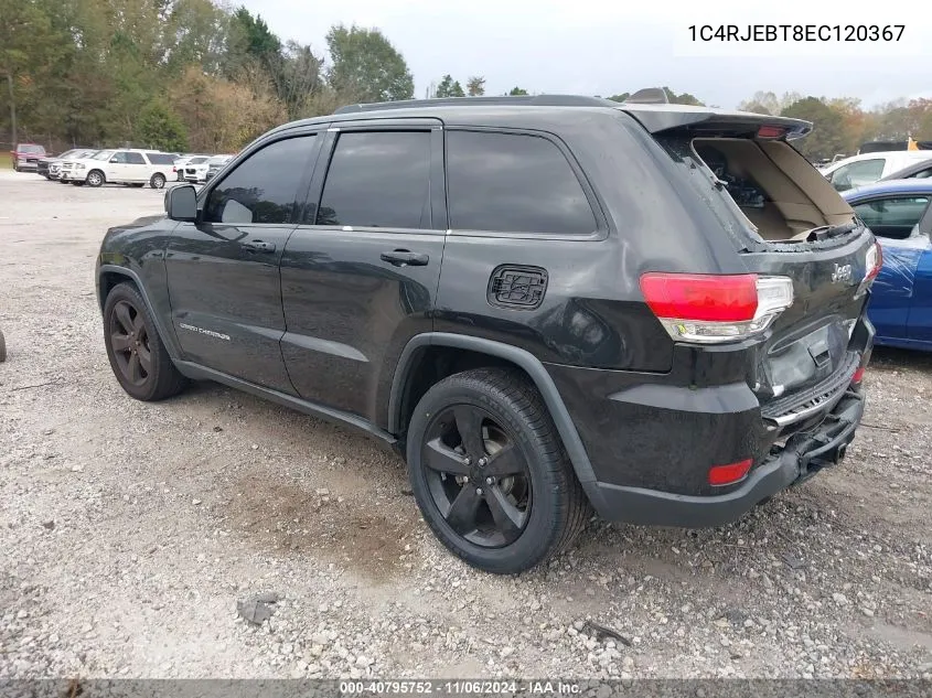 2014 Jeep Grand Cherokee Limited VIN: 1C4RJEBT8EC120367 Lot: 40795752