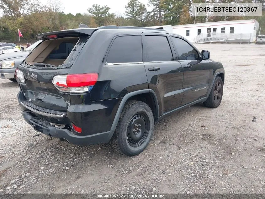 2014 Jeep Grand Cherokee Limited VIN: 1C4RJEBT8EC120367 Lot: 40795752