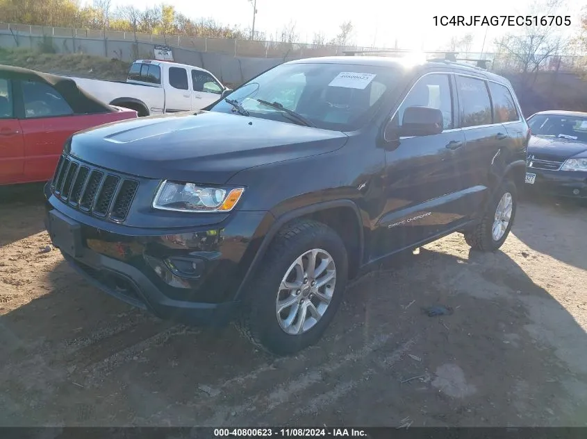 2014 Jeep Grand Cherokee Laredo VIN: 1C4RJFAG7EC516705 Lot: 40800623